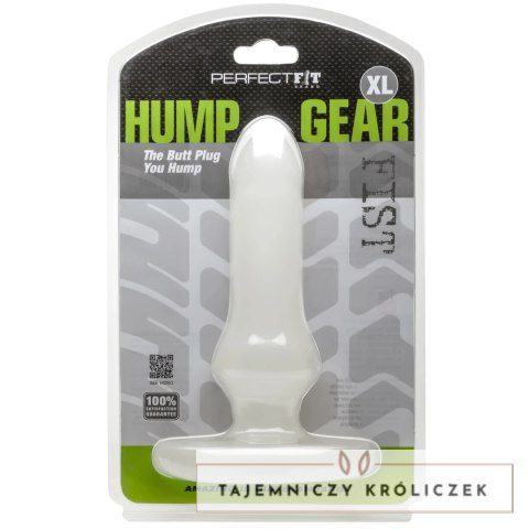 Perfect Fit Hump Gear XL Clear - anatomiczny plug, Silaskin, przezroczysty Perfect Fit