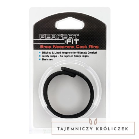 Perfect Fit Neoprene Snap Pierścień regulowany czarny Perfect Fit