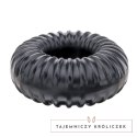 Perfect Fit Ribbed Ring Black - wytrzymały pierścień SilaSkin czarny Perfect Fit