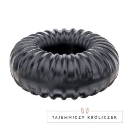 Perfect Fit Ribbed Ring Black - wytrzymały pierścień SilaSkin czarny Perfect Fit