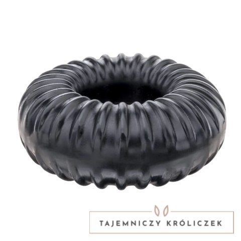 Perfect Fit Ribbed Ring Black - wytrzymały pierścień SilaSkin czarny Perfect Fit
