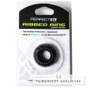 Perfect Fit Ribbed Ring Black - wytrzymały pierścień SilaSkin czarny Perfect Fit