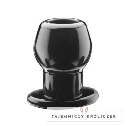 Perfect Fit Tunnel Plug Medium Czarny - elastyczny tunel intymny średni Perfect Fit