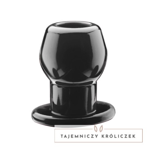 Perfect Fit Tunnel Plug Medium Czarny - elastyczny tunel intymny średni Perfect Fit