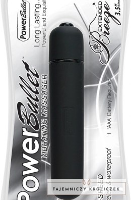 PowerBullet Extended Breeze Black - kompaktowy model 3-biegowy, wodoodporny PowerBullet