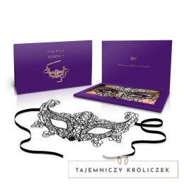 Rianne S Soiree Mask II Brigitte maska wenecka materiałowa czarna Rianne S