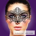 Rianne S Soiree Mask II Brigitte maska wenecka materiałowa czarna Rianne S