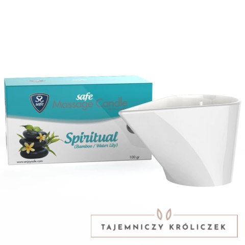 Safe Massage Candle Bamboo & Waterlily świeca do masażu 100g Safe