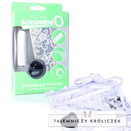 Screaming O Panty Vibe White - Zdalny system wibracyjny z pilotem The Screaming O