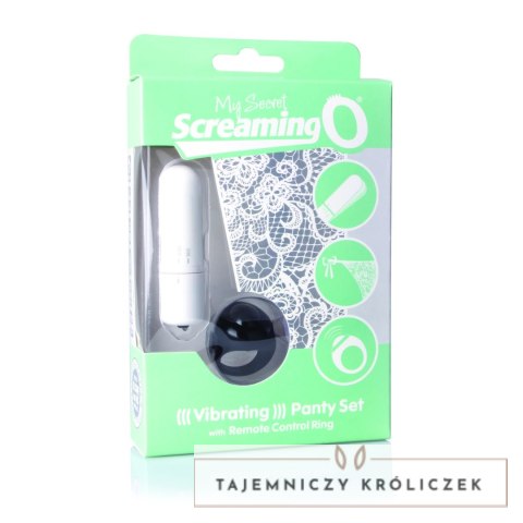 Screaming O Panty Vibe White - Zdalny system wibracyjny z pilotem The Screaming O