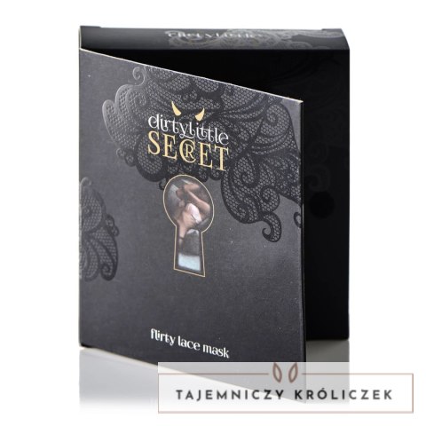 Sinner Gear Flirty Lace Mask - Elegancka maska na oczy z koronką Dirty Little Secret