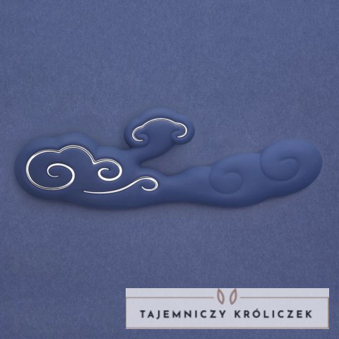 Sky by Ave Alto L Rabbit Vibrator Blue - zaawansowany model, 7 trybow, niebieski Sky by Ave