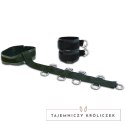 Sportsheets Neck & Wrist Restraint - zestaw neoprenowy z kajdankami i obrożą Sportsheets