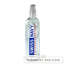 Swiss Navy Silicone - silikonowy środek poślizgowy 240 ml, butelka z pompką Swiss Navy