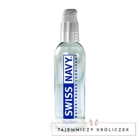 Swiss Navy Water Based Żel intymny 118 ml - wodna formuła, kompatybilny z akcesoriami Swiss Navy