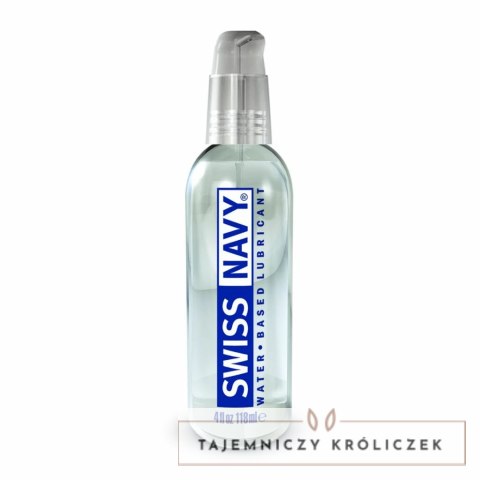 Swiss Navy Water Based Żel intymny 118 ml - wodna formuła, kompatybilny z akcesoriami Swiss Navy