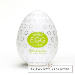 Tenga Egg Clicker - Masturbator jednorazowy elastyczna nakładka intymna, 1 sztuka Tenga