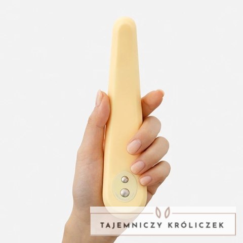 Tenga Iroha Mikazuki Yellow - elastyczny model silikonowy, 17,2 cm Iroha by Tenga