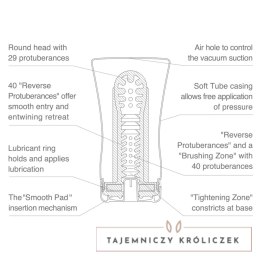 Tenga Keith Haring Soft Tube Cup - anatomiczna maszyna intymna, miękka tuba Tenga