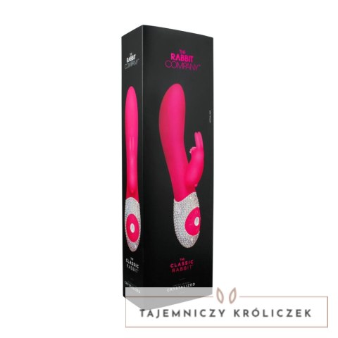 The Rabbit Company Classic Rabbit Bling Pink - silikonowy model z podwojnym napędem The Rabbit Company