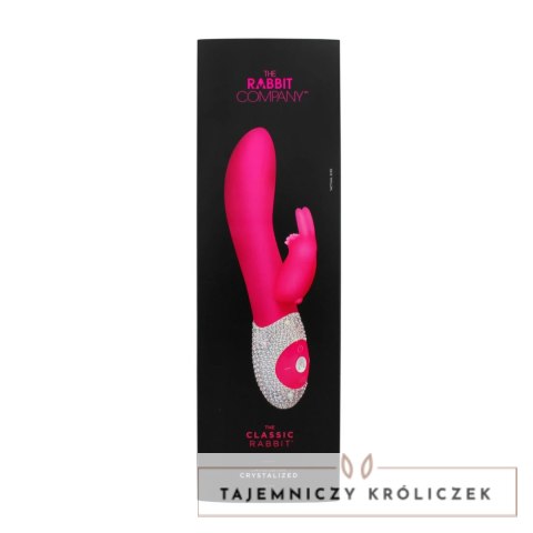 The Rabbit Company Classic Rabbit Bling Pink - silikonowy model z podwojnym napędem The Rabbit Company