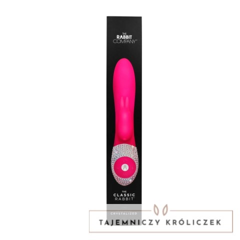 The Rabbit Company Classic Rabbit Bling Pink - silikonowy model z podwojnym napędem The Rabbit Company