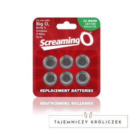 The Screaming O AG-10 Zestaw Baterii Kompaktowy 10 sztuk The Screaming O