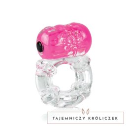 The Screaming O Color Pop Big O Pink - wibrujący pierścień silikonowy The Screaming O