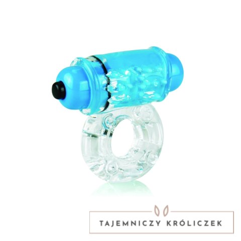 The Screaming O ColorPop Owow Blue pierścień z wibracjami, silikon SEBS The Screaming O
