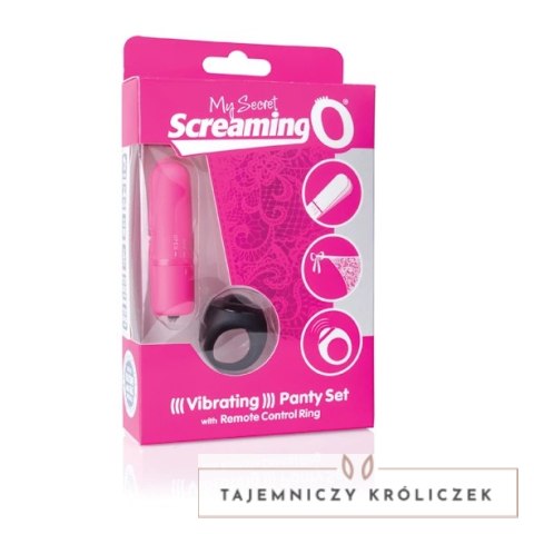 The Screaming O Panty Vibe Pink - Zdalny system wibracyjny z pilotem The Screaming O