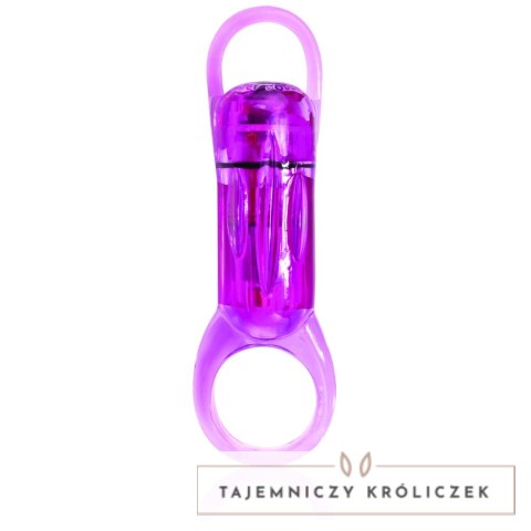 The Screaming O RodeO Spinner fioletowy pierścień wibrujący regulowany The Screaming O