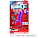 The Screaming O RodeO Spinner fioletowy pierścień wibrujący regulowany The Screaming O