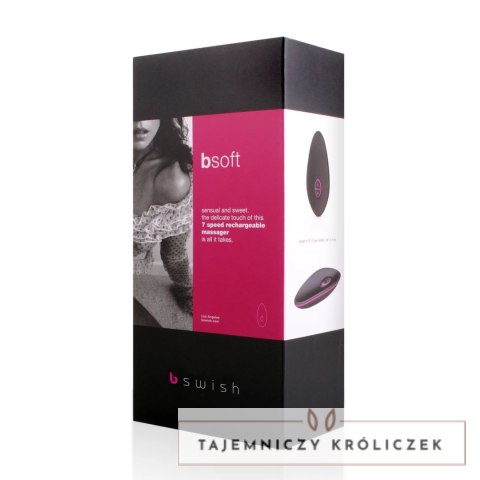 B Swish bSoft Masażer Premium - 7 trybow, wodoodporny, silikonowy B Swish