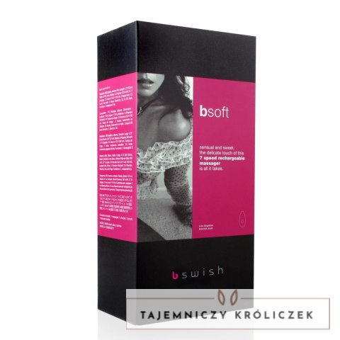 B Swish bSoft Masażer Premium - 7 trybow, wodoodporny, silikonowy B Swish