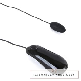 B Swish bnaughty Deluxe Black - jajko wibrujące, pilot, 6 trybow, wodoodporne B Swish