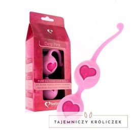FeelzToys Desi Pink - kulki treningowe z silikonu medycznego 3,9 cm FeelzToys