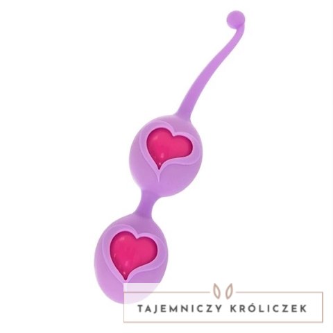 FeelzToys Desi Purple - kulki do treningu mięśni dna miednicy 3,9 cm FeelzToys
