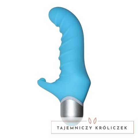 FeelzToys Fonzie Blue - silikonowy model z funkcją podwojnej stymulacji FeelzToys