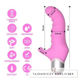 FeelzToys Fonzie Pink - silikonowy model z końcowką punktu G 16 cm FeelzToys