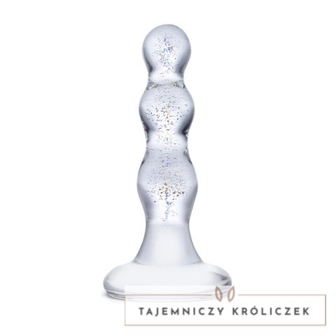 Glas Triple Play - szklane koraliki z kolorowymi drobinkami 10 cm Glas