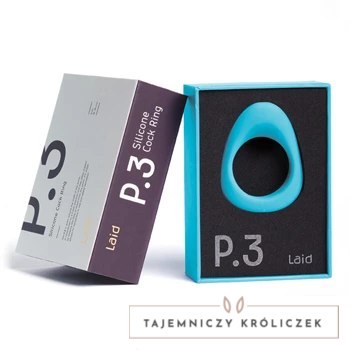 Laid P.3 Ring 38 mm Blue - silikonowy pierścień anatomiczny niebieski Laid
