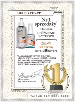 Lovely Lovers Delay Gel 150ml - żel intymny z guaraną i kofeiną Lovely Lovers