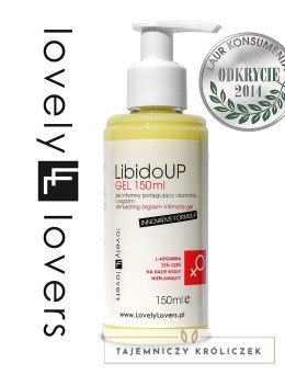 Lovely Lovers LibidoUP Gel 150ml - żel intymny z żeń-szeniem i L-argininą Lovely Lovers