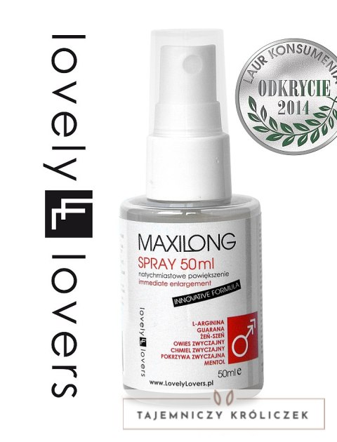 Lovely Lovers Maxilong Spray 50ml - płyn pielęgnujący z L-argininą Lovely Lovers