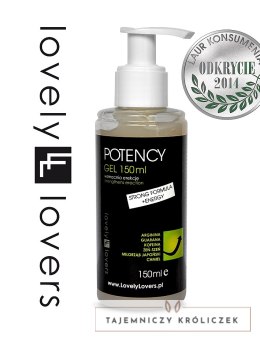 Lovely Lovers Potency Gel 150ml - żel intymny z guaraną i żeń-szeniem Lovely Lovers