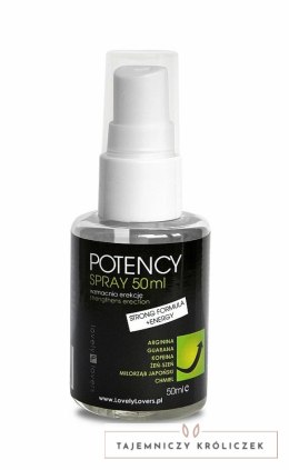 Lovely Lovers Potency Spray 50 ml - Formuła z Guaraną i Kofeiną Lovely Lovers