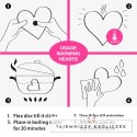 LoversPremium Hot Massage Heart XL podgrzewacz serce 12x12 cm biały LoversPremium