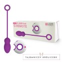 LoversPremium Leya Purple - Bezprzewodowy system wibracyjny, silikonowy, 19.4 cm LoversPremium