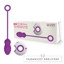 LoversPremium Leya Purple - Bezprzewodowy system wibracyjny, silikonowy, 19.4 cm LoversPremium