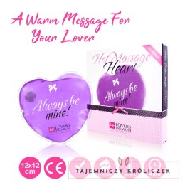 LoversPremium Serduszko Ogrzewające Czerwone 12x12 cm Be Mine LoversPremium